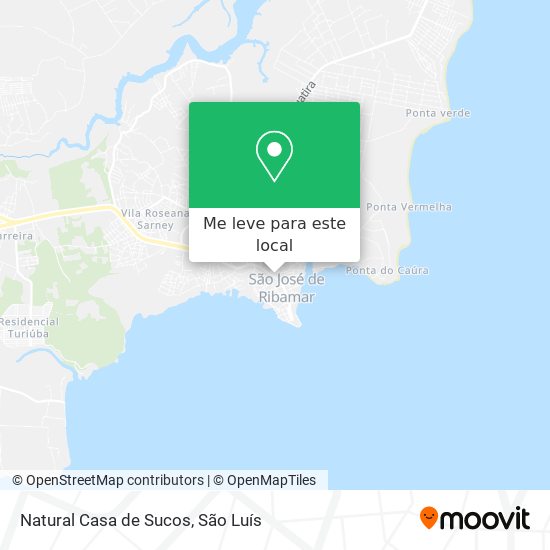 Natural Casa de Sucos mapa