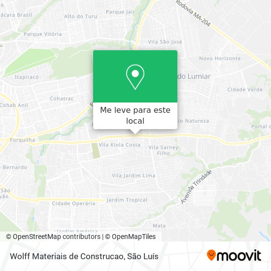 Wolff Materiais de Construcao mapa