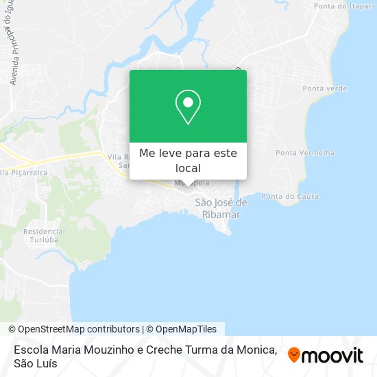 Escola Maria Mouzinho e Creche Turma da Monica mapa