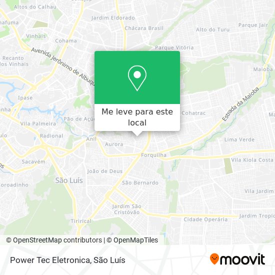 Power Tec Eletronica mapa