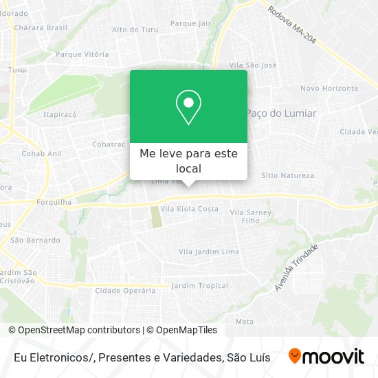 Eu Eletronicos / , Presentes e Variedades mapa