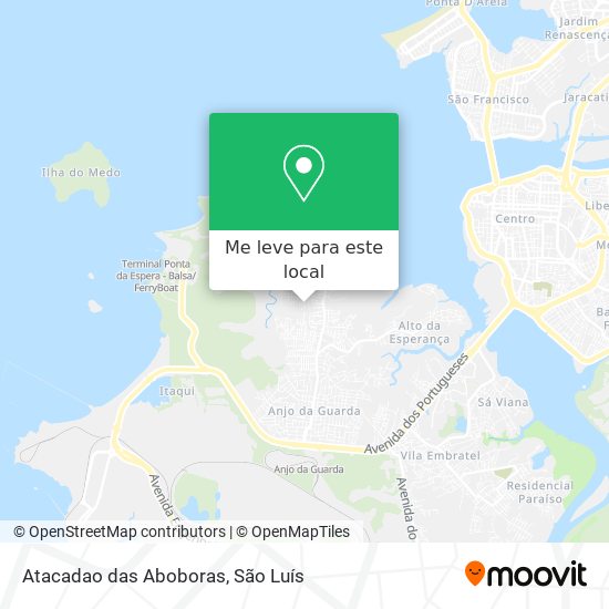 Atacadao das Aboboras mapa