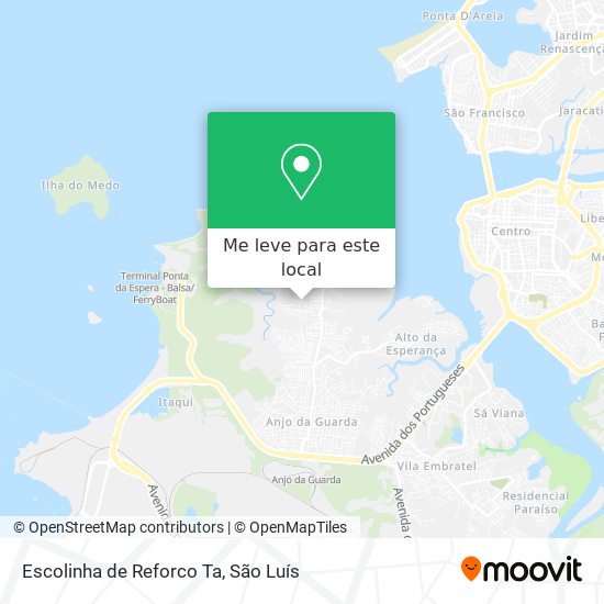 Escolinha de Reforco Ta mapa