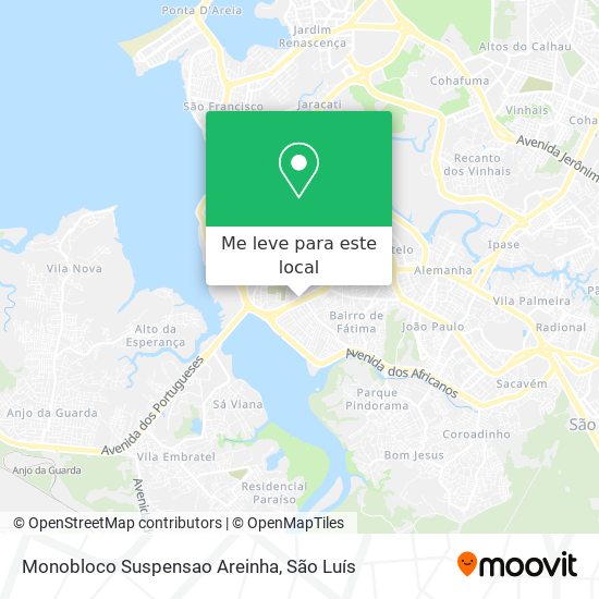 Monobloco Suspensao Areinha mapa