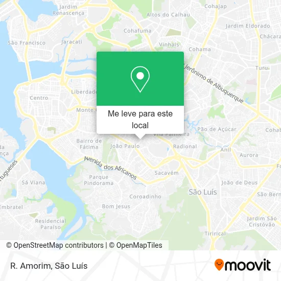 R. Amorim mapa