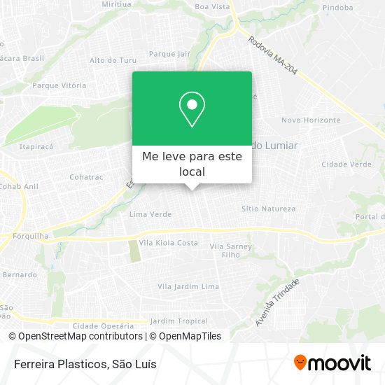 Ferreira Plasticos mapa
