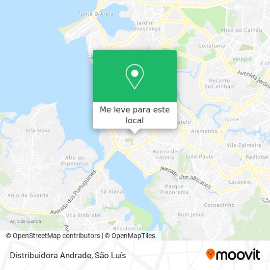 Distribuidora Andrade mapa