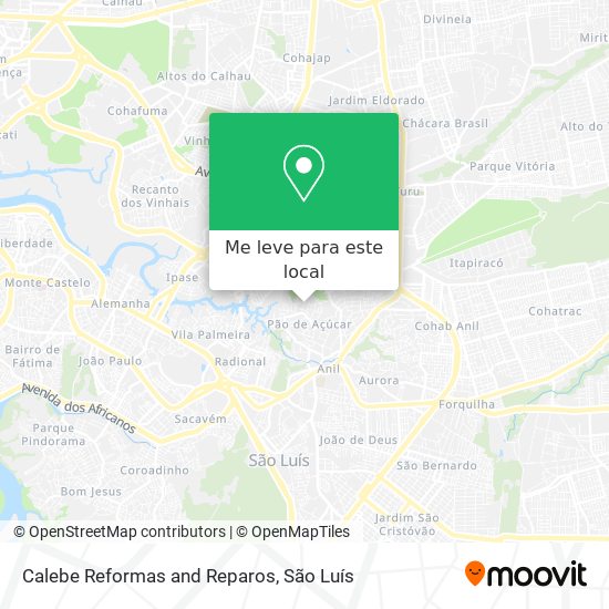 Calebe Reformas and Reparos mapa