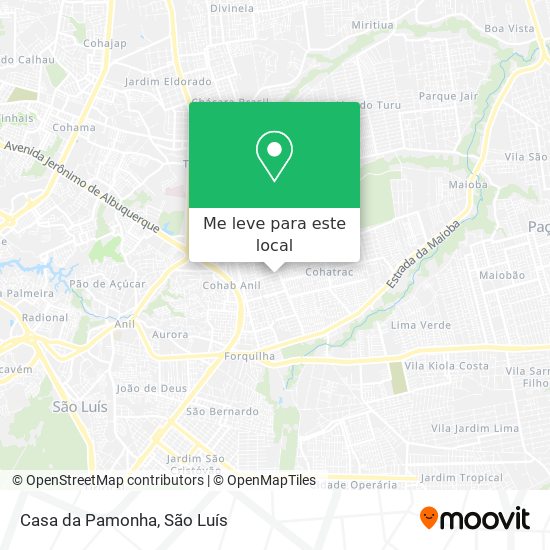 Casa da Pamonha mapa