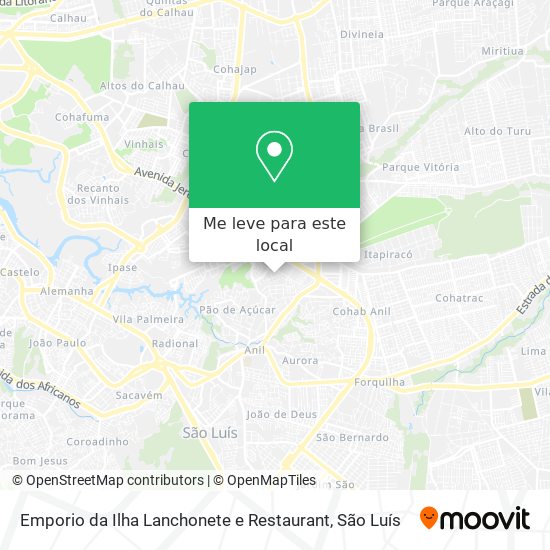 Emporio da Ilha Lanchonete e Restaurant mapa