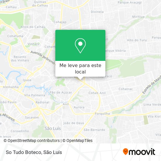So Tudo Boteco mapa