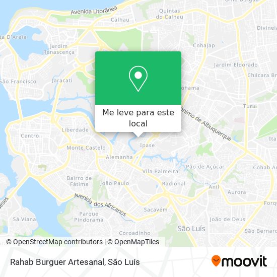 Rahab Burguer Artesanal mapa