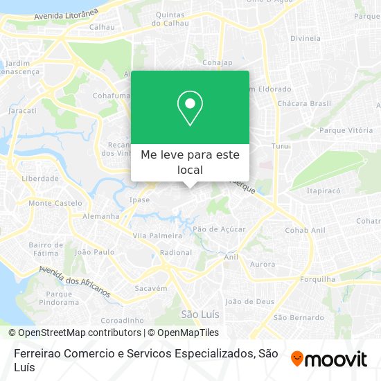 Ferreirao Comercio e Servicos Especializados mapa