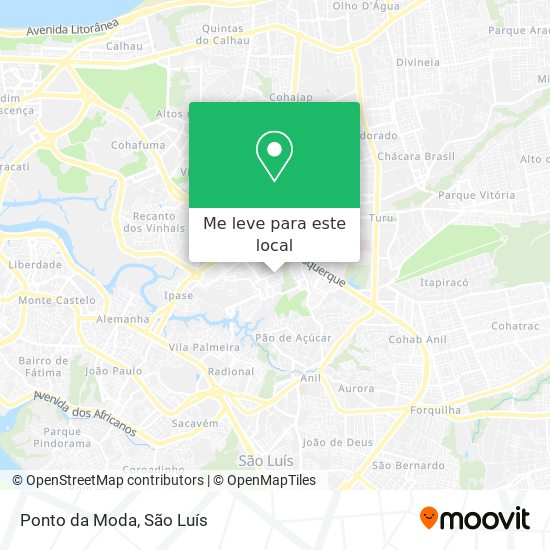 Ponto da Moda mapa