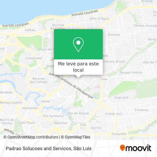 Padrao Solucoes and Servicos mapa