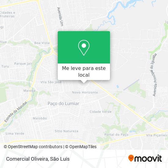 Comercial Oliveira mapa