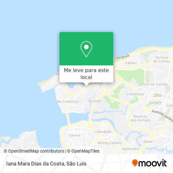 Iana Mara Dias da Costa mapa