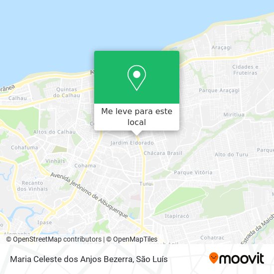 Maria Celeste dos Anjos Bezerra mapa
