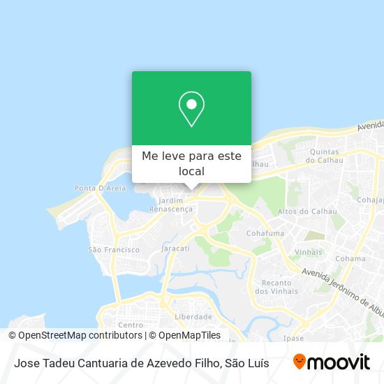 Jose Tadeu Cantuaria de Azevedo Filho mapa
