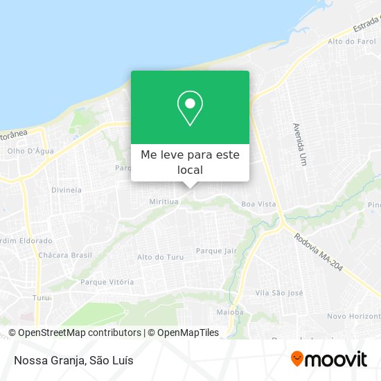 Nossa Granja mapa