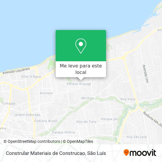 Constrular Materiais de Construcao mapa
