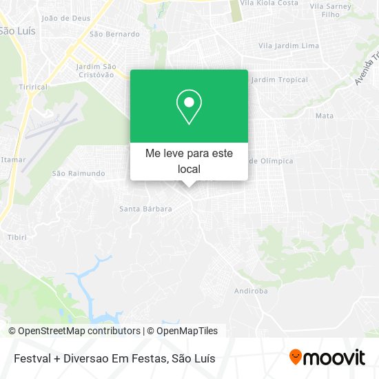 Festval + Diversao Em Festas mapa