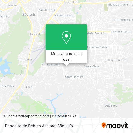 Deposito de Bebida Azeitao mapa