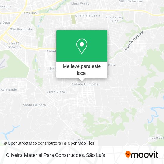 Oliveira Material Para Construcoes mapa