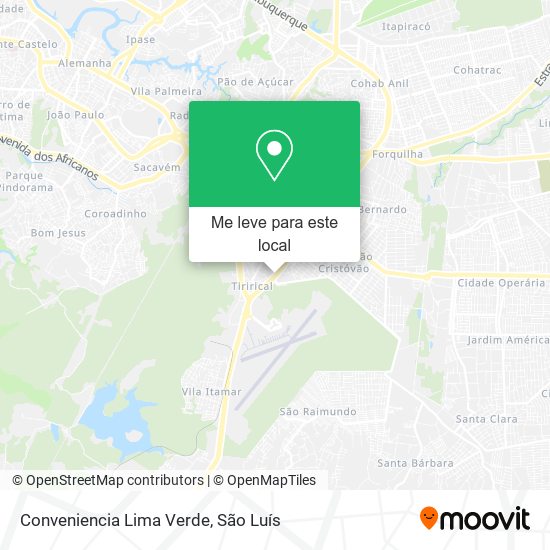 Conveniencia Lima Verde mapa