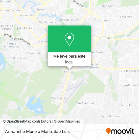 Armarinho Mano a Mana mapa