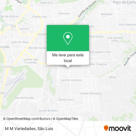 M M Variedades mapa