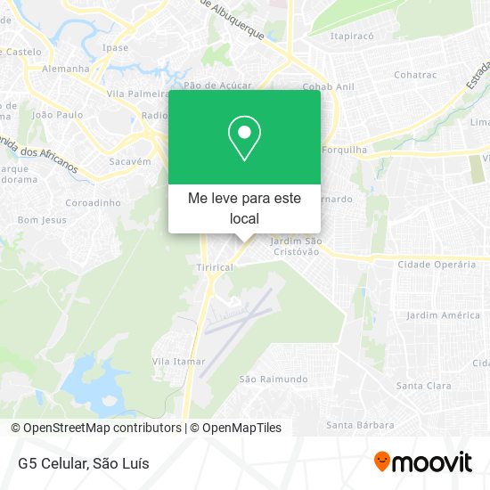 G5 Celular mapa