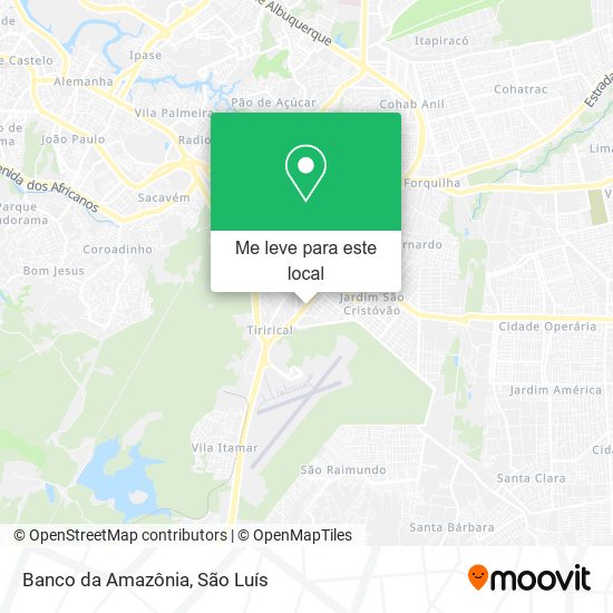 Banco da Amazônia mapa