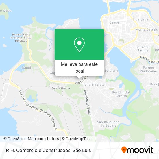 P. H. Comercio e Construcoes mapa