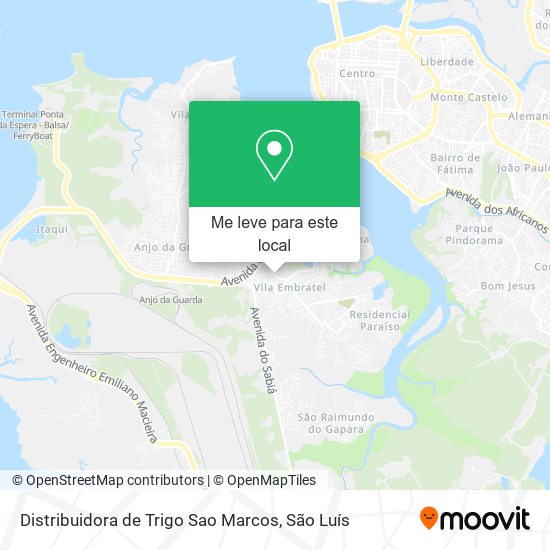 Distribuidora de Trigo Sao Marcos mapa