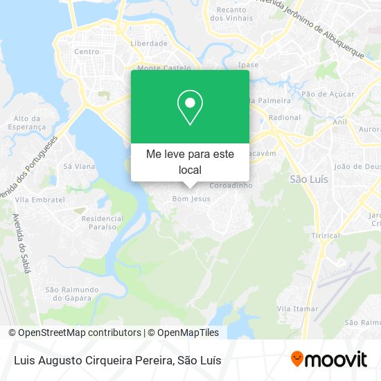 Luis Augusto Cirqueira Pereira mapa