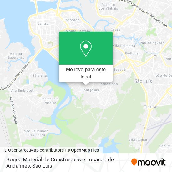 Bogea Material de Construcoes e Locacao de Andaimes mapa