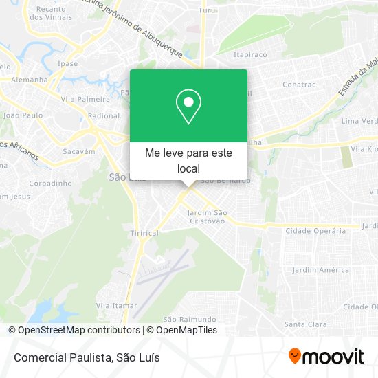 Comercial Paulista mapa