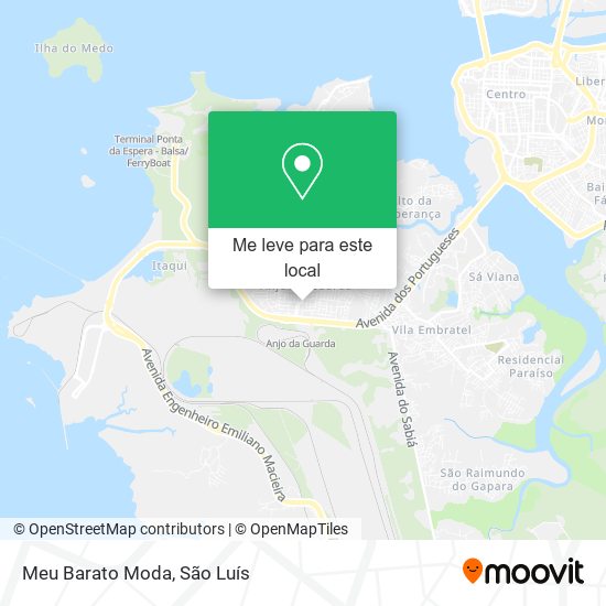 Meu Barato Moda mapa