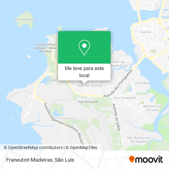 Franeuton Madeiras mapa