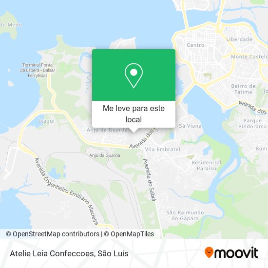 Atelie Leia Confeccoes mapa