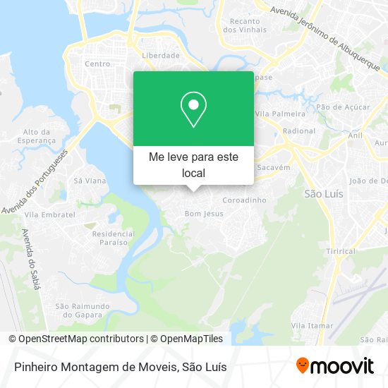 Pinheiro Montagem de Moveis mapa