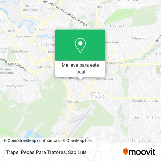 Trapel Peças Para Tratores mapa