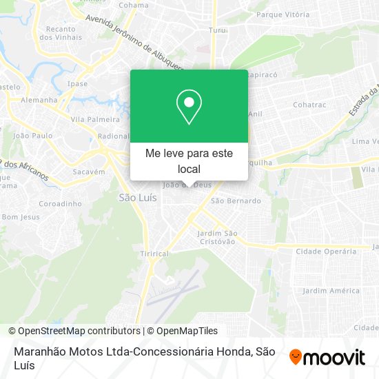 Maranhão Motos Ltda-Concessionária Honda mapa