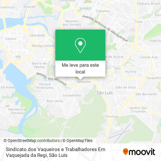 Sindicato dos Vaqueiros e Trabalhadores Em Vaquejada da Regi mapa