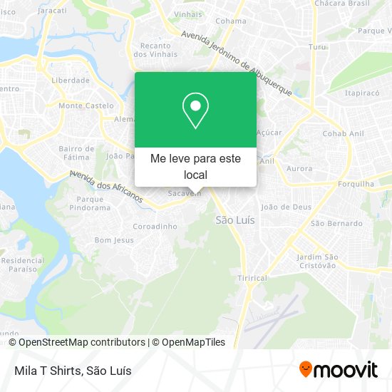 Mila T Shirts mapa