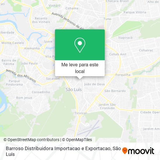 Barroso Distribuidora Importacao e Exportacao mapa