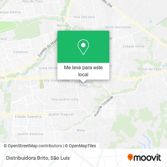Distribuidora Brito mapa