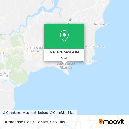 Armarinho Fios e Pontas mapa