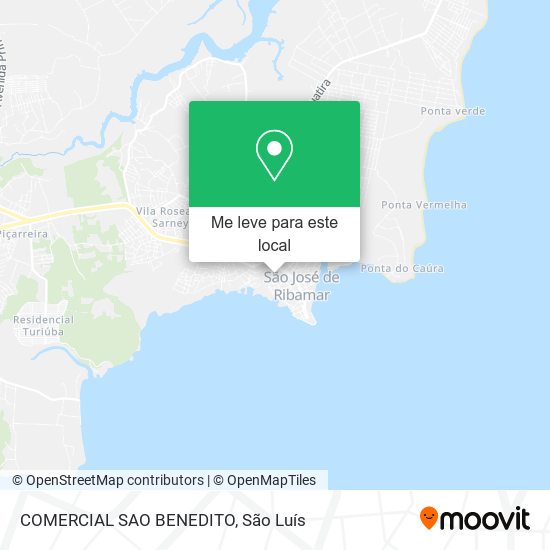 COMERCIAL SAO BENEDITO mapa